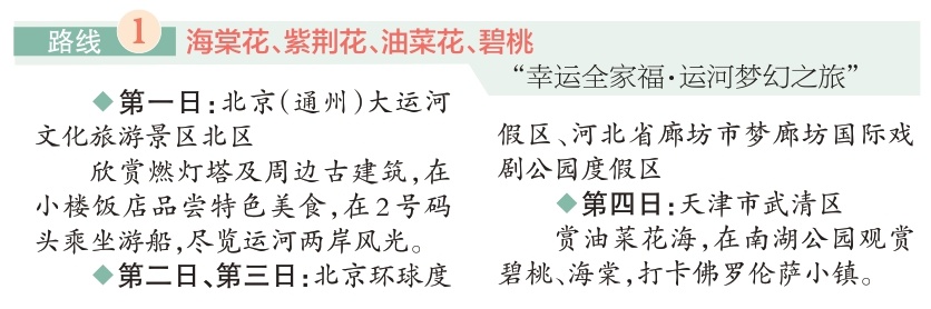 四條“賞花+”特色路線游遍副中心