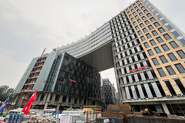 中關(guān)村東升科技園項(xiàng)目建設(shè)現(xiàn)場(chǎng)。