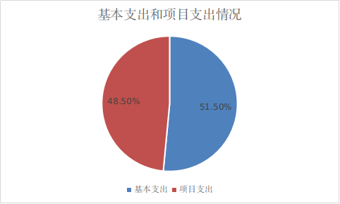 圖2：基本支出和項目支出情況