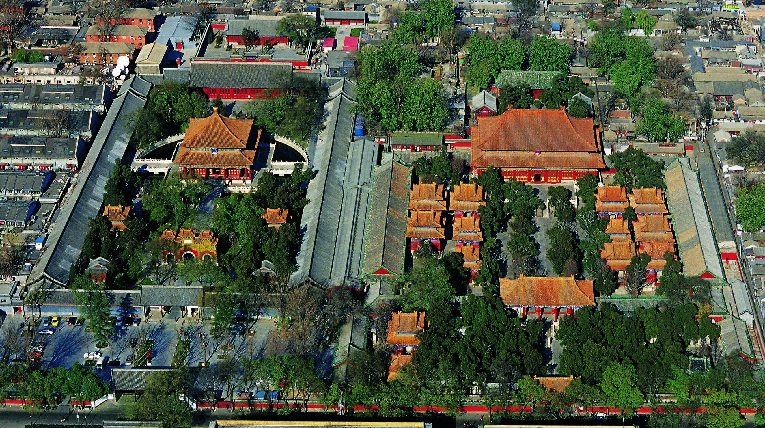 孔廟國子監(jiān)全景照