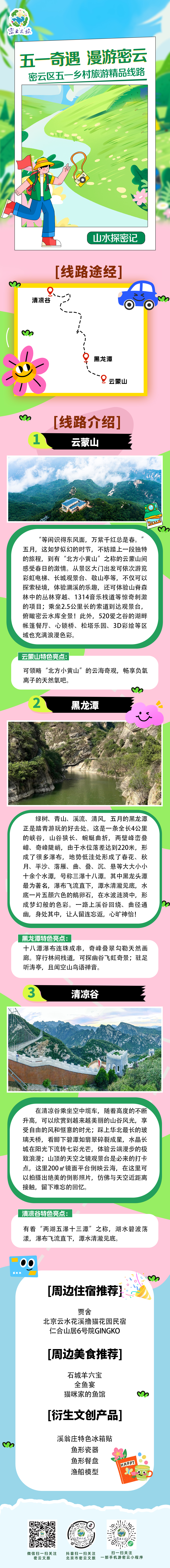 “五一奇遇 漫游密云”鄉(xiāng)村旅游精品線路