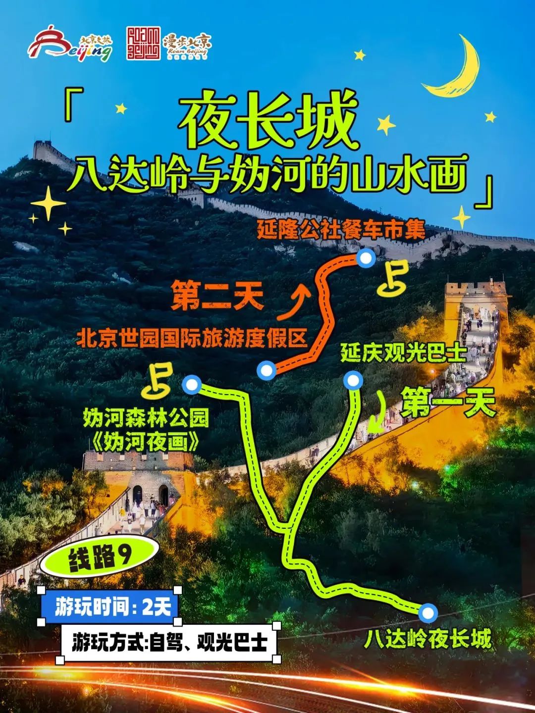 10條“漫步北京-追光夜游”主題游線路 10條“漫步北京-追光夜游”主題游線路