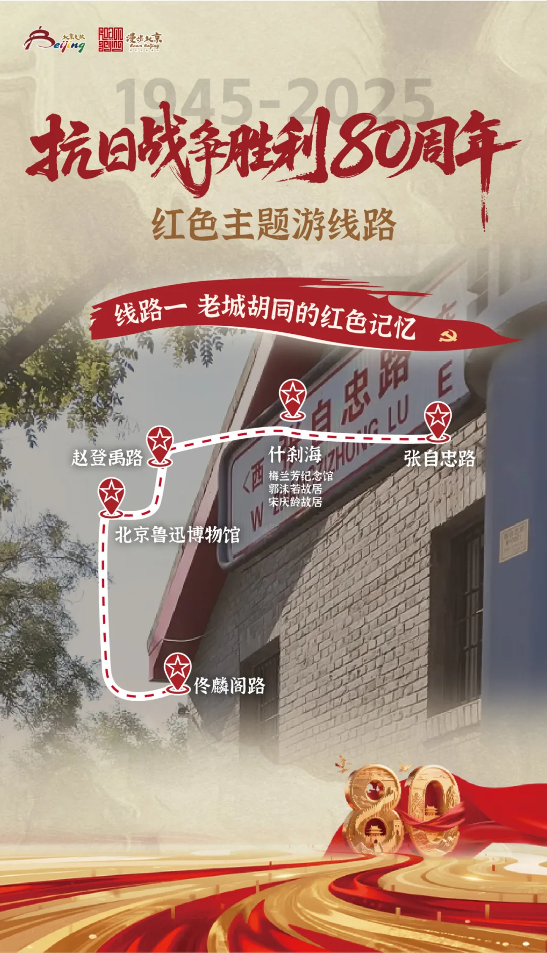 紀(jì)念抗日戰(zhàn)爭勝利80周年紅色主題游線路
