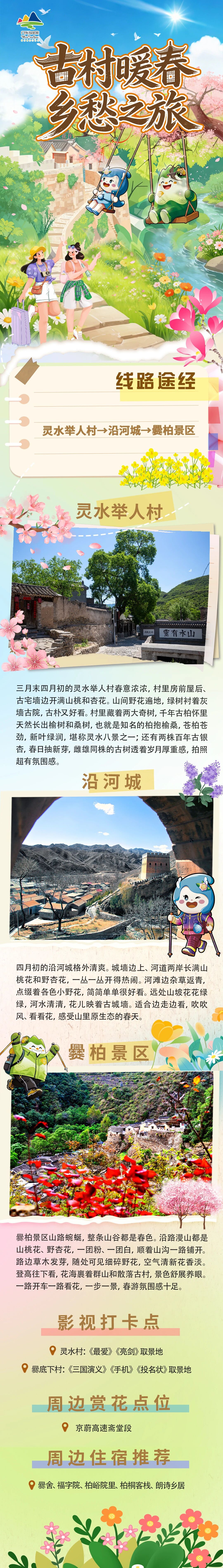 跟著三條門(mén)頭溝春日賞花線路 打卡限定春日浪漫