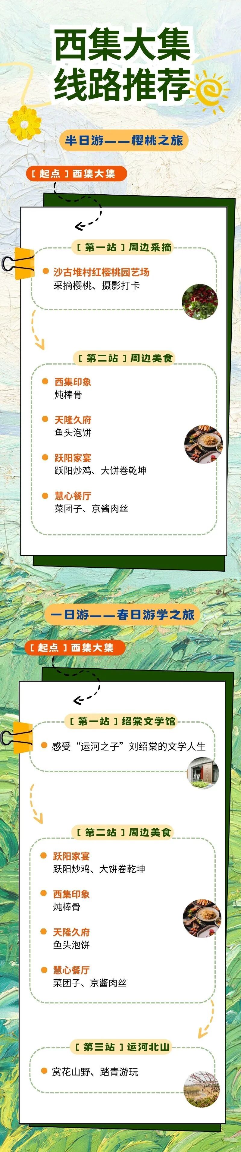 通州“運(yùn)河大集”推出12條新線路，清明踏青正當(dāng)時(shí)~