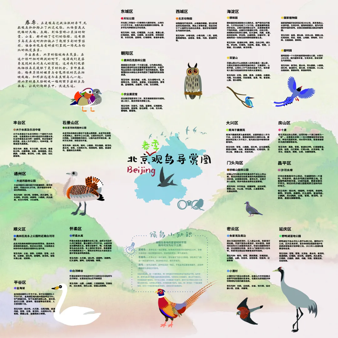 @李現(xiàn) 22個！北京還有這些“打鳥”勝地 附地圖→