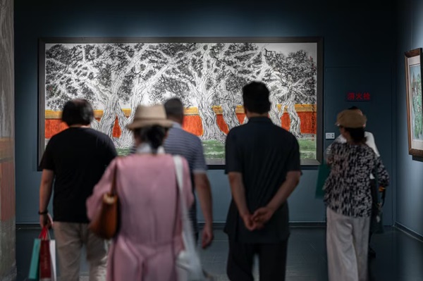 念想——趙準旺故鄉(xiāng)風華60載畫展在國家大劇院舉辦