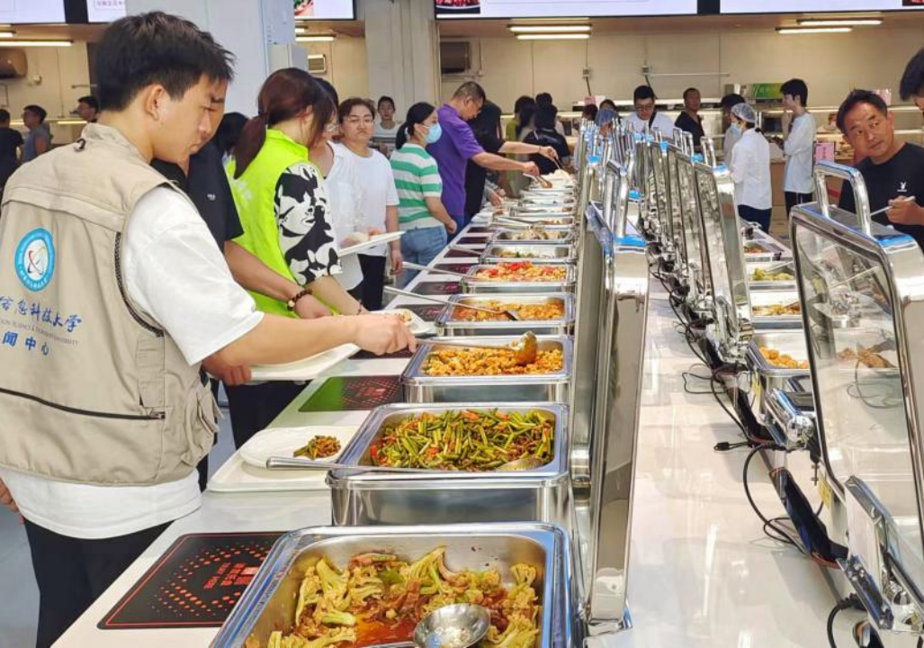 自助餐線助力“光盤行動(dòng)”