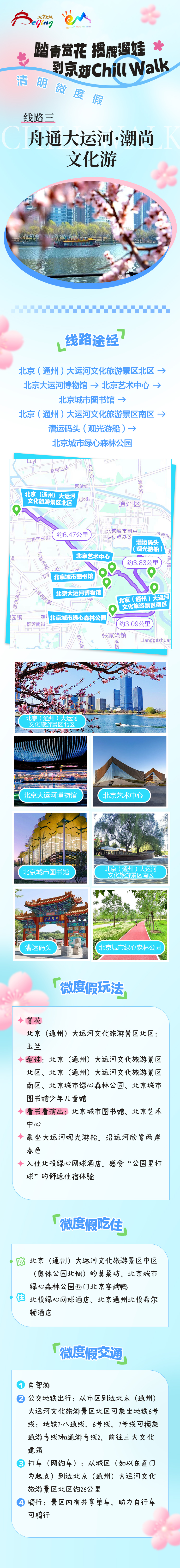 線路三：舟通大運河·潮尚文化游