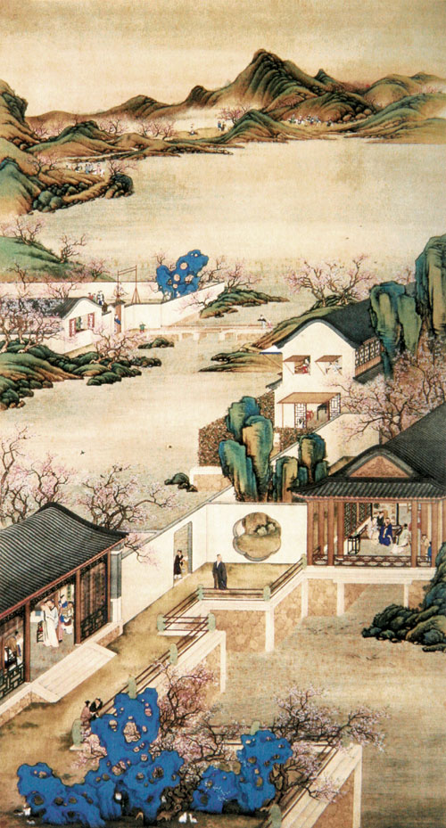 踏青（《清史圖鑒》）