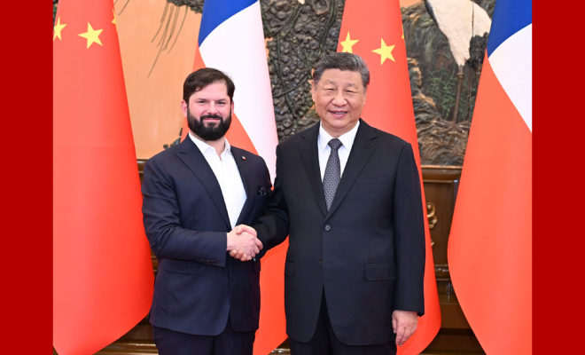 習(xí)近平會見智利總統(tǒng)博里奇