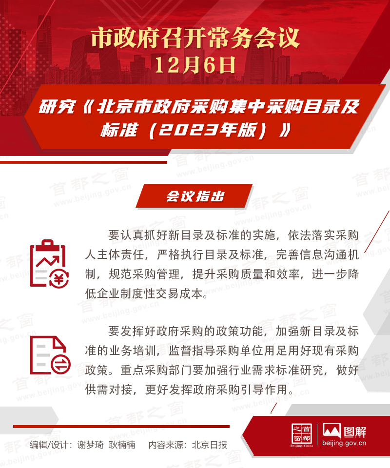研究《北京市政府采購集中采購目錄及標(biāo)準(zhǔn)（2023年版）》