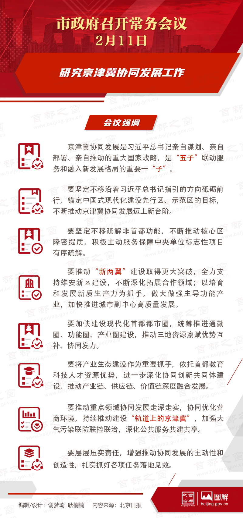 研究京津冀協(xié)同發(fā)展工作