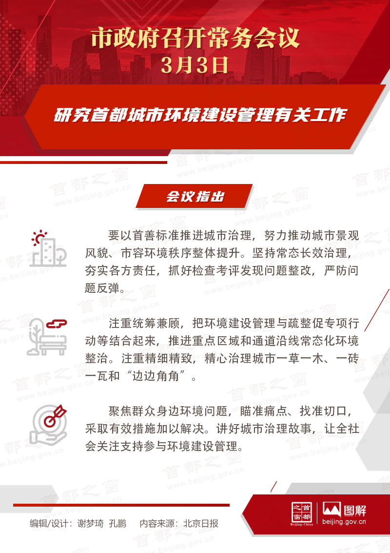 研究首都城市環(huán)境建設(shè)管理有關(guān)工作
