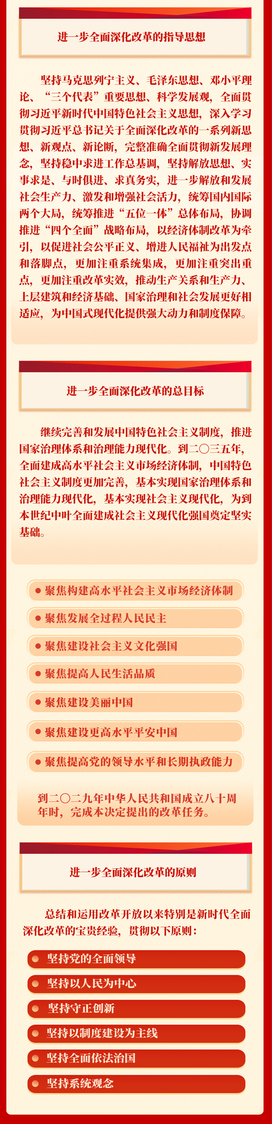 《中共中央關(guān)于進一步全面深化改革、推進中國式現(xiàn)代化的決定》一圖讀懂