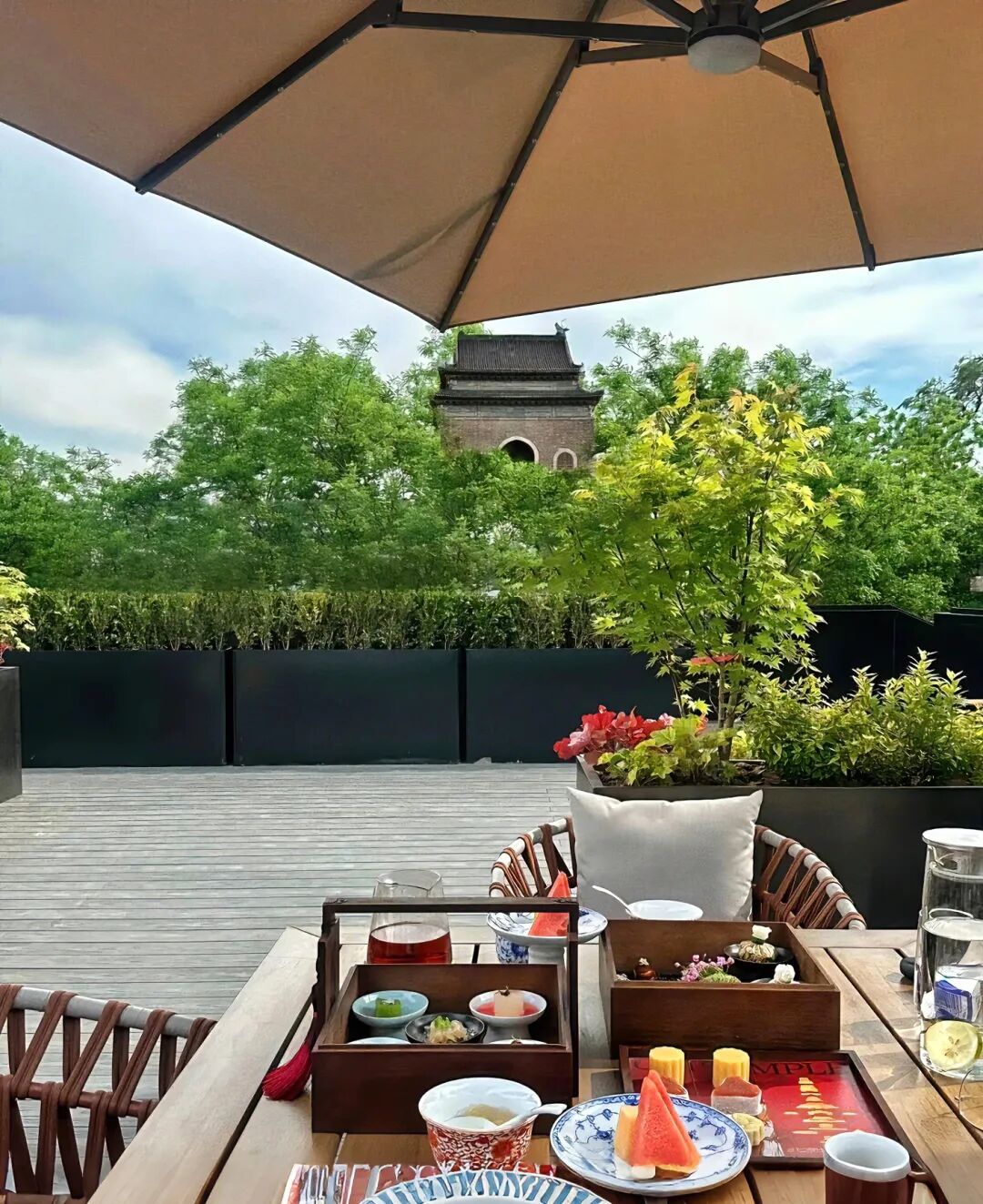 觀中·在地文化新空間的一處露臺(tái)