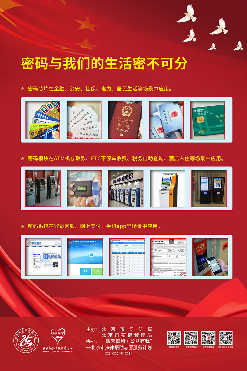 《中華人民共和國密碼法》2020年1月1日起施行