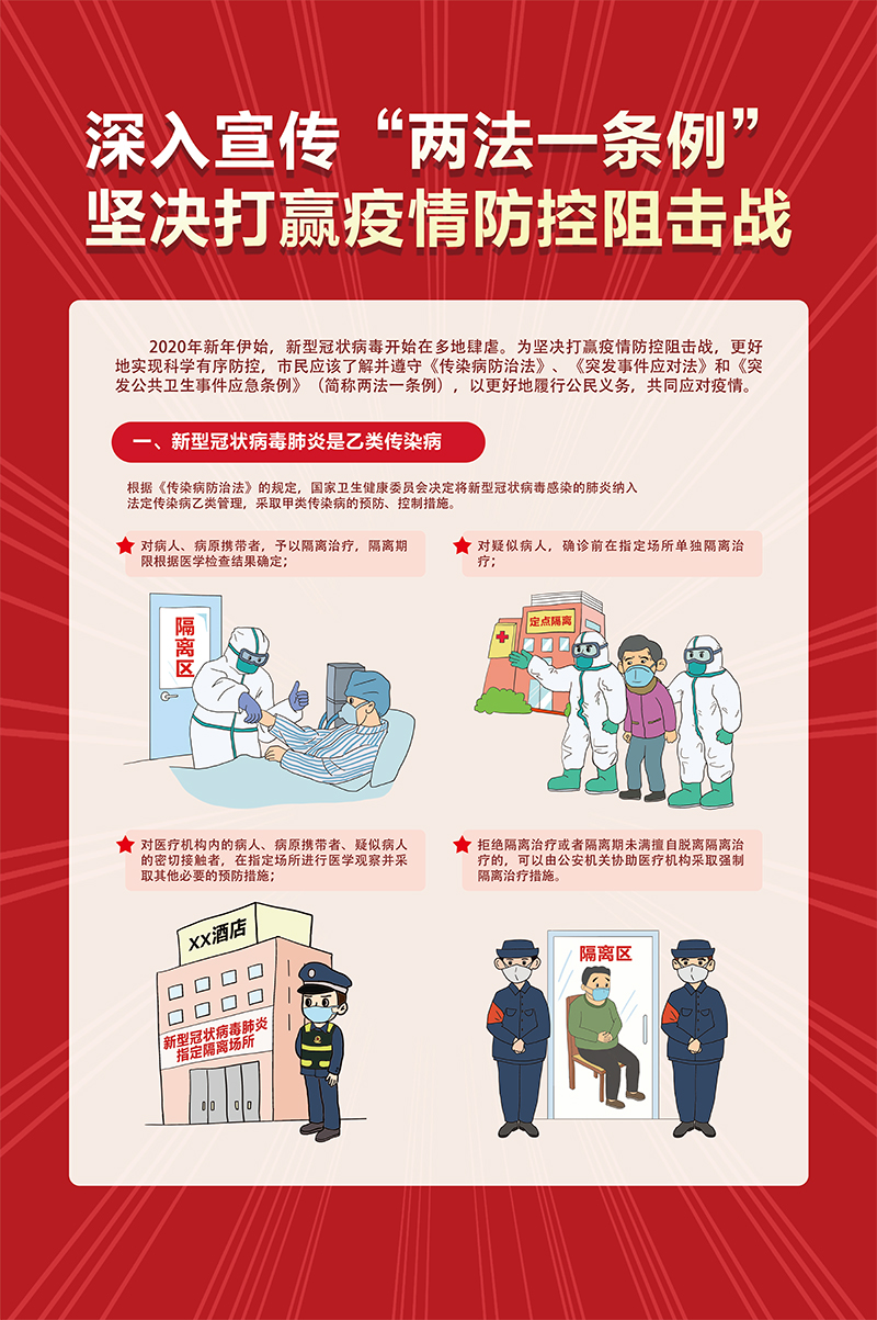 深入宣傳“兩法一條例” 堅(jiān)決打贏疫情防控阻擊戰(zhàn)